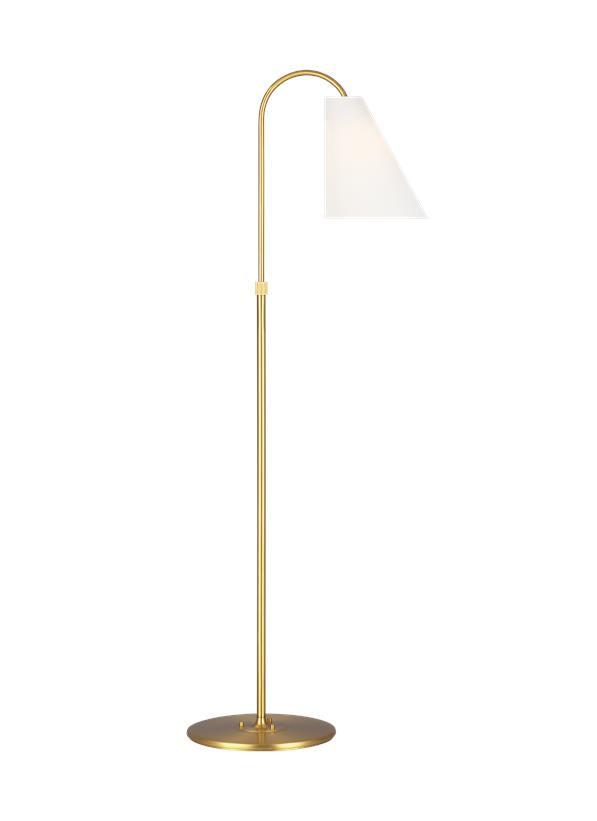 Visual Comfort Studio Thomas O'Brien Signoret Task Floor Lamp in Burnished Brass TT1071BBS1