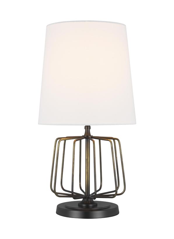 Visual Comfort Studio Thomas O'Brien Milo Mini Table Lamp in Atelier Brass TT1121AB1