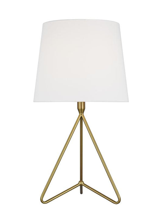 Visual Comfort Studio Thomas O'Brien Dylan Tall Table Lamp in Burnished Brass TT1151BBS1