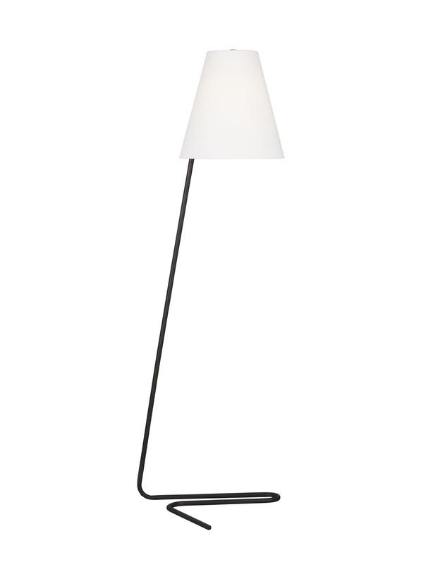 Visual Comfort Studio Thomas O'Brien Jaxon Grand Floor Lamp in Aged Iron TT1191AI1