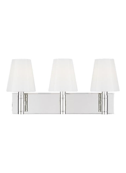 Visual Comfort Studio Thomas O'Brien Beckham Classic 3 - Light Vanity in Polished Nickel TV1033PN