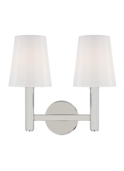 Visual Comfort Studio Thomas O'Brien Logan 2 - Light Vanity in Polished Nickel TV1122PN