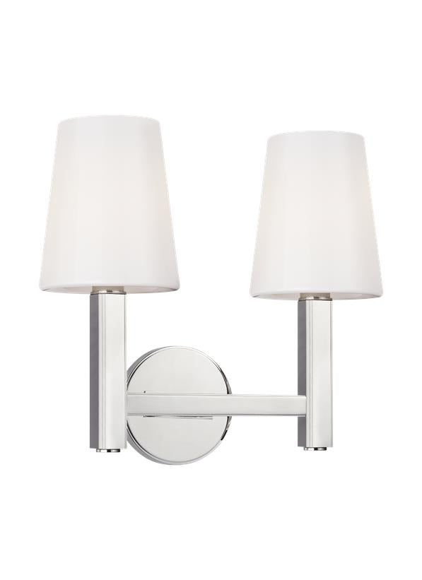 Visual Comfort Studio Thomas O'Brien Logan 2 - Light Vanity in Polished Nickel TV1122PN