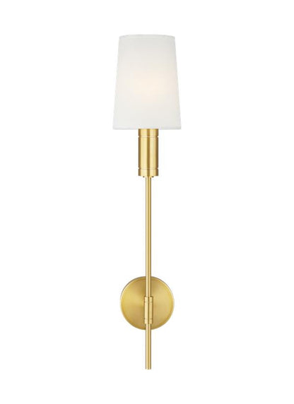 Visual Comfort Studio Thomas O'Brien Beckham Modern Sconce in Burnished Brass TW1051BBS