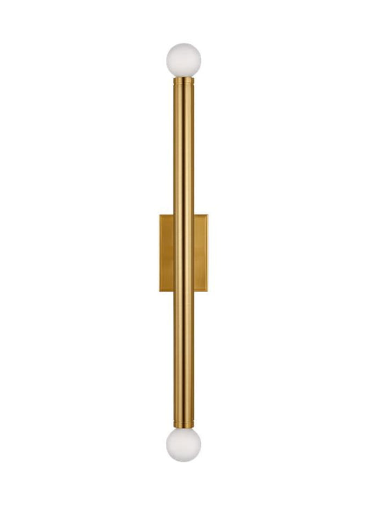 Visual Comfort Studio Thomas O'Brien Beckham Modern Large Single Sconce in Burnished Brass TW1132BBS