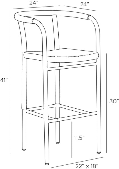 Arteriors Home Feller Outdoor Bar Stool FSS08