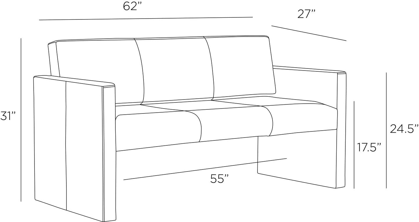 Arteriors Home Haylock Settee FTI02