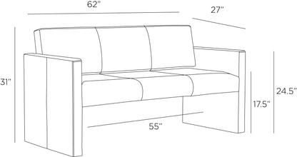 Arteriors Home Haylock Settee FTI02