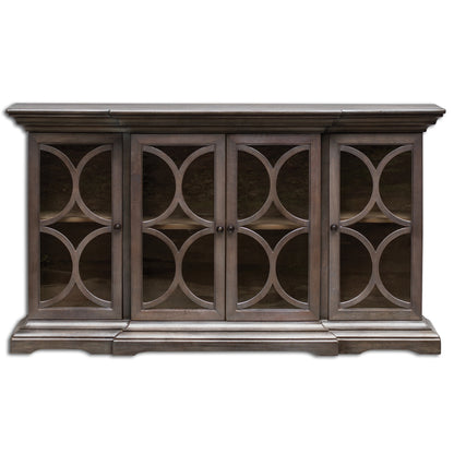 Uttermost Belino Wooden 4 Door Chest 25629