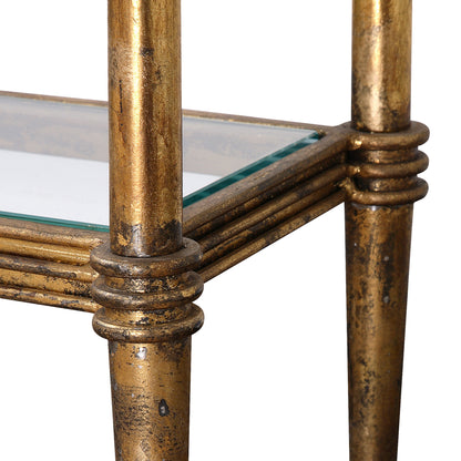 Uttermost Elenio Glass Console Table 24421