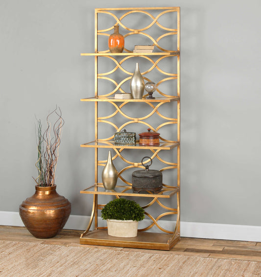 Uttermost Lashaya Gold Etagere 24447