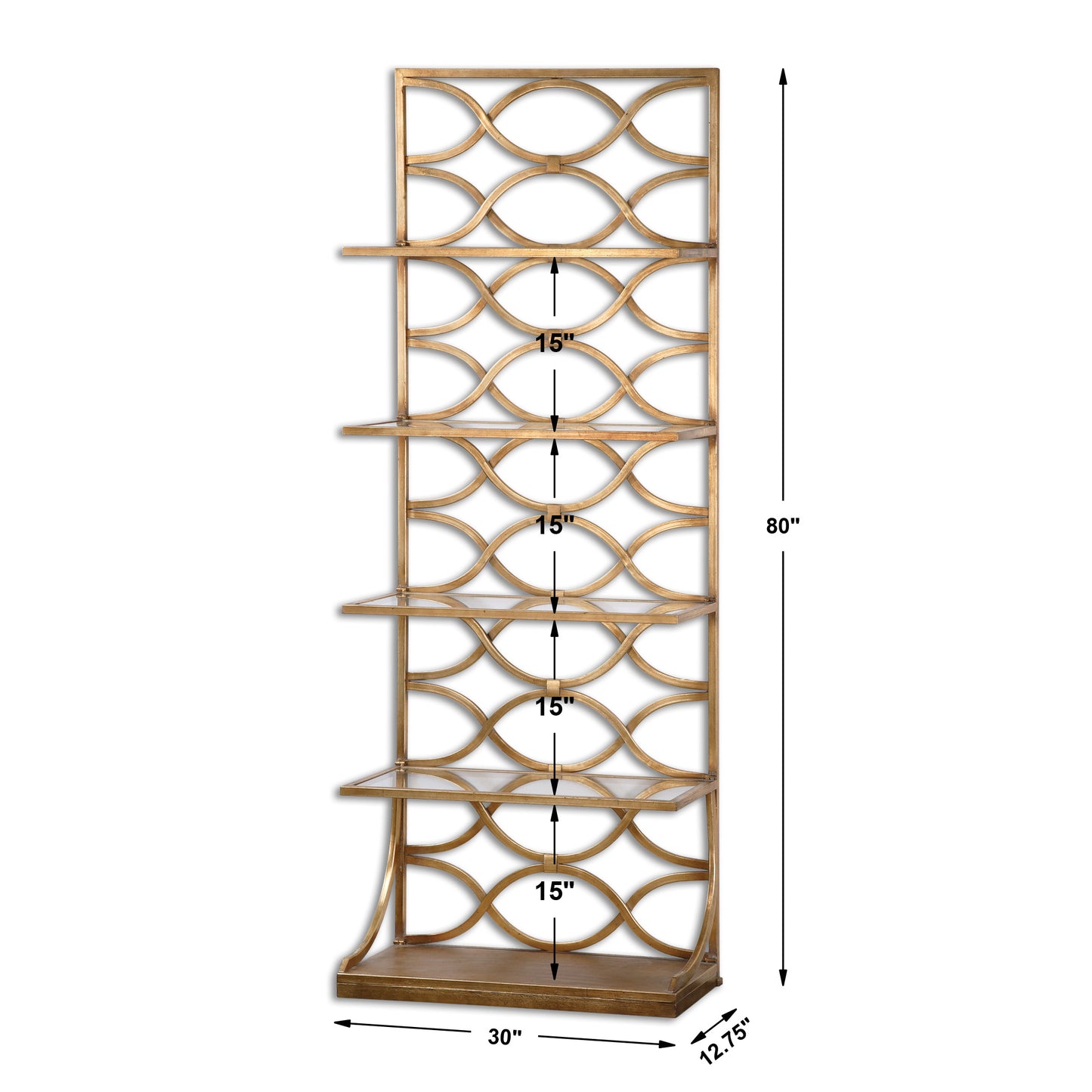 Uttermost Lashaya Gold Etagere 24447