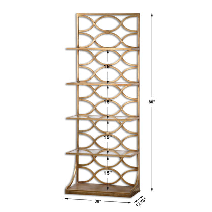 Uttermost Lashaya Gold Etagere 24447