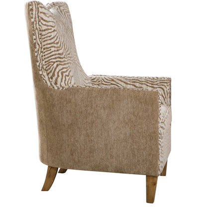 Uttermost Kiango Animal Pattern Armchair 23208