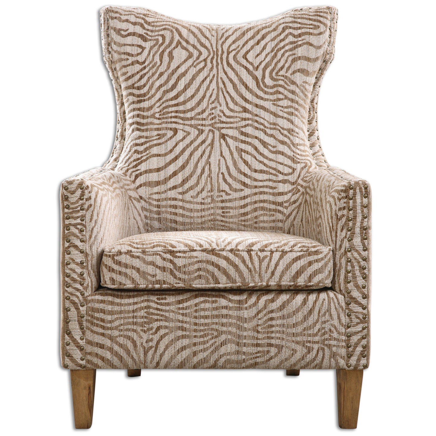 Uttermost Kiango Animal Pattern Armchair 23208