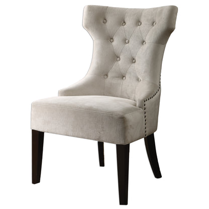 Uttermost Arlette Tufted Wing Chair 23239