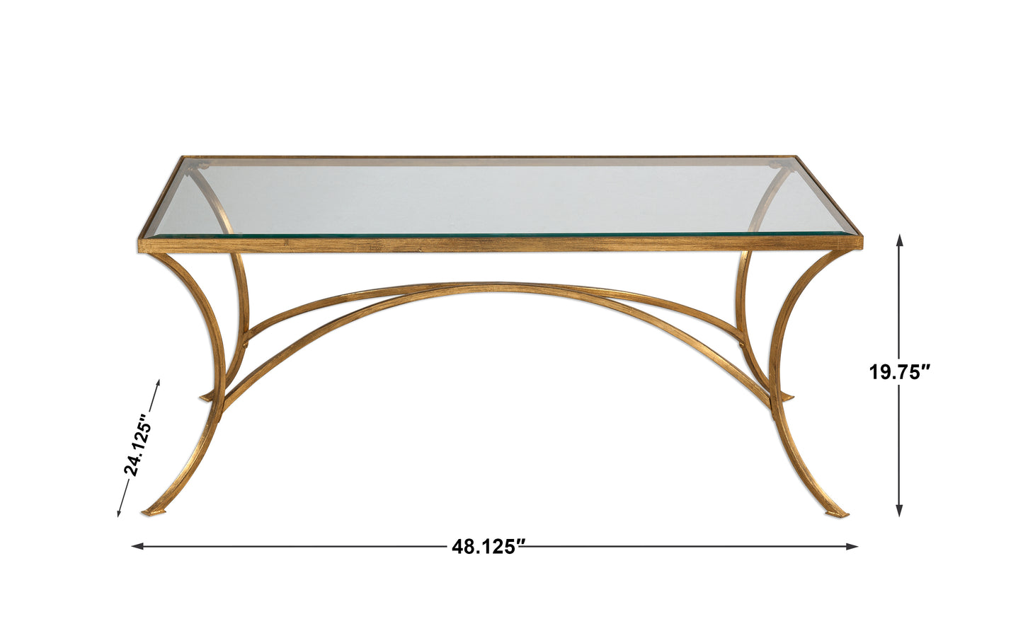 Uttermost Alayna Gold Coffee Table 24639