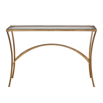 Uttermost Alayna Gold Console Table 24640