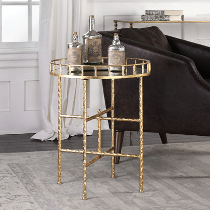 Uttermost Tilly Bright Gold Accent Table 24711