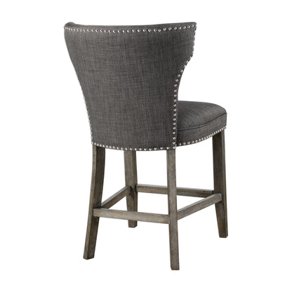 Uttermost Arnaud Charcoal Counter Stool 23433