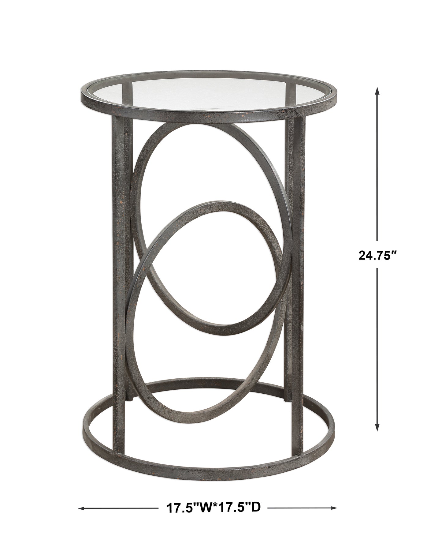 Uttermost Lucien Iron Accent Table 24809