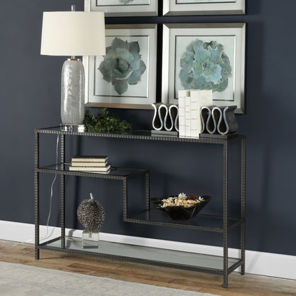 Uttermost Leo Industrial Console Table 24810