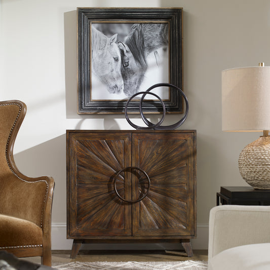 Uttermost Kohana Black Console Cabinet 25842