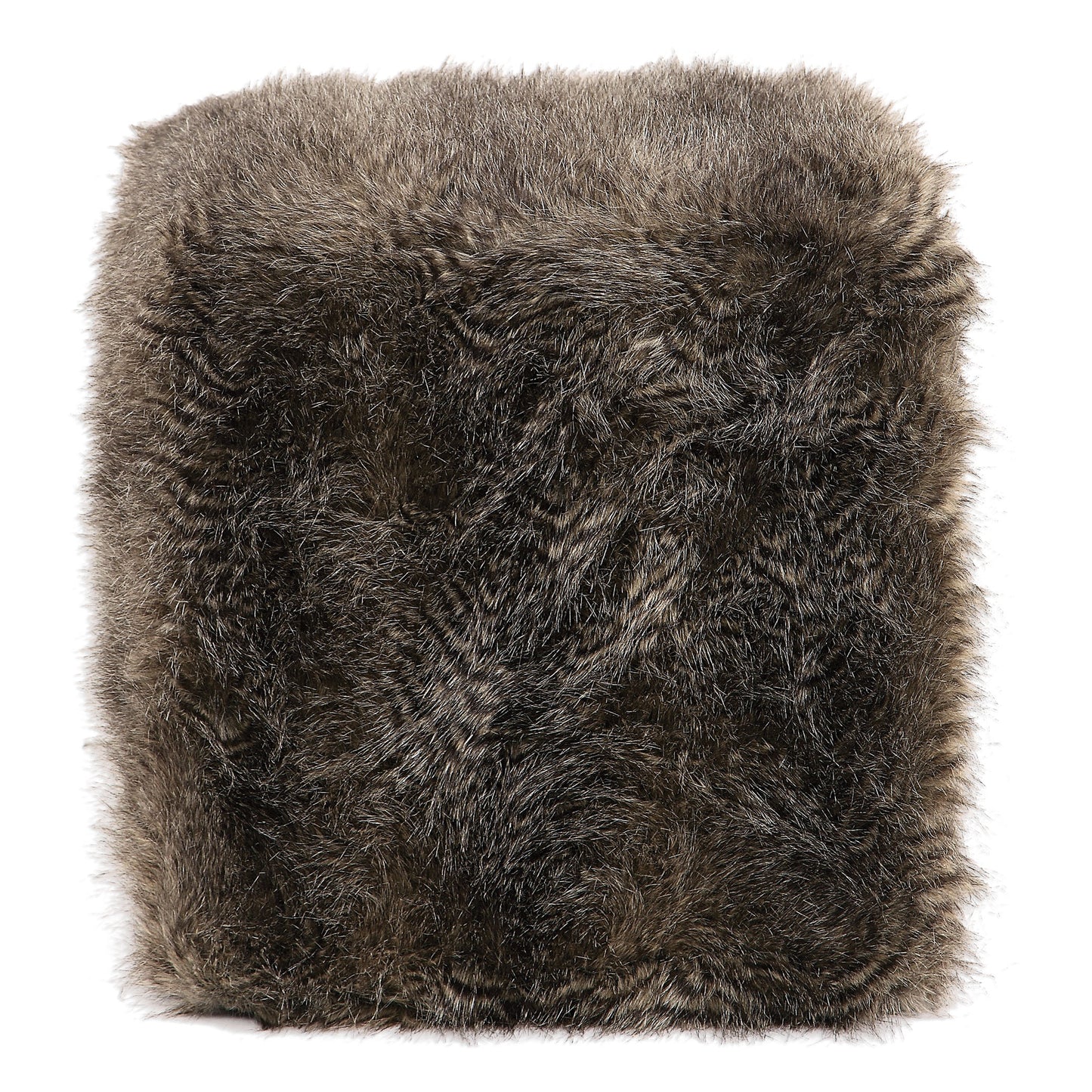 Uttermost Jayna Fur Ottoman 23474