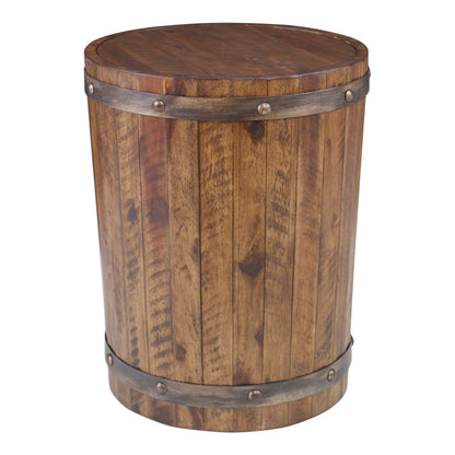 Uttermost Ceylon Wine Barrel Side Table 25327