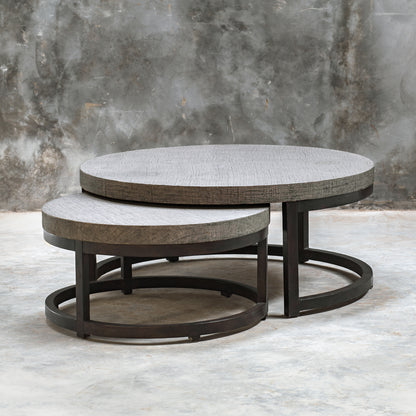 Uttermost Aiyara Gray Nesting Tables, S/2 25882