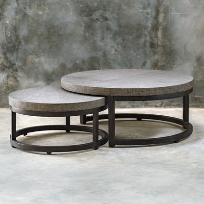 Uttermost Aiyara Gray Nesting Tables, S/2 25882