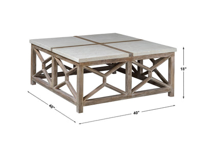 Uttermost Catali Stone Coffee Table 25885