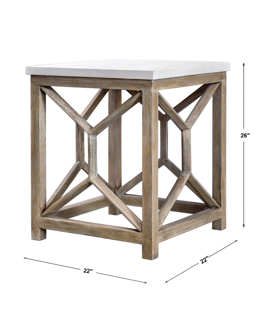 Uttermost Catali Stone End Table 25886