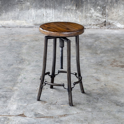 Uttermost Westlyn Industrial Bar Stool 25898