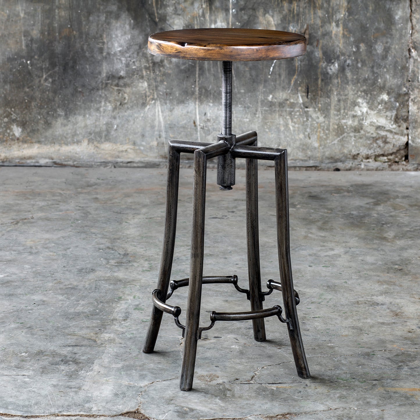 Uttermost Westlyn Industrial Bar Stool 25898