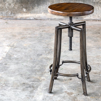 Uttermost Westlyn Industrial Bar Stool 25898