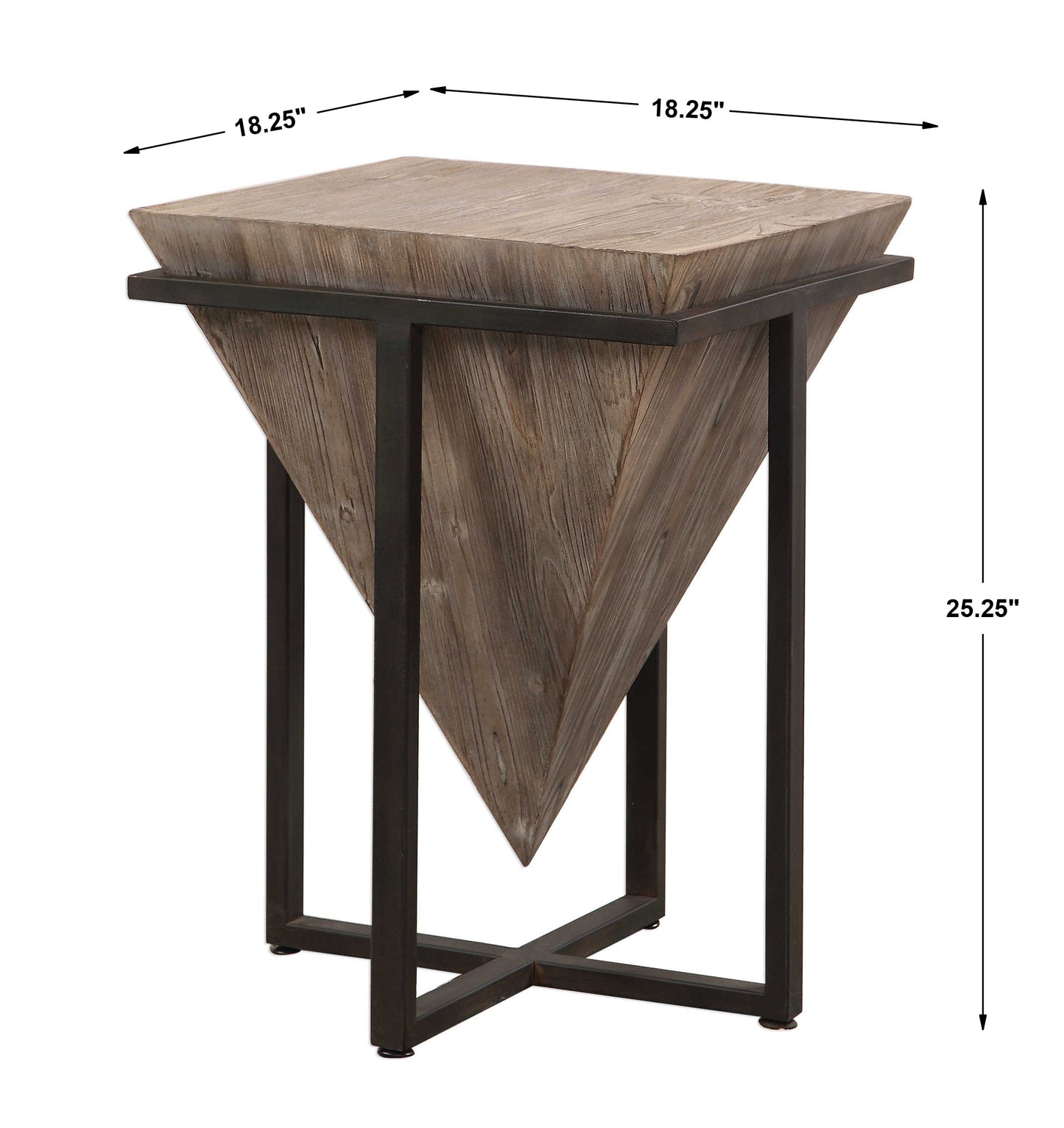 Uttermost Bertrand Wood Accent Table 24864