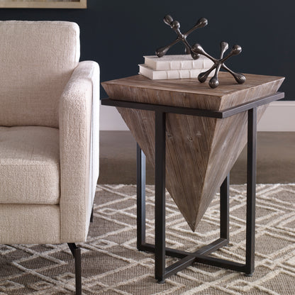 Uttermost Bertrand Wood Accent Table 24864