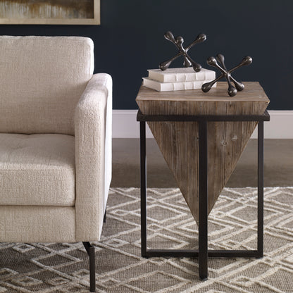 Uttermost Bertrand Wood Accent Table 24864