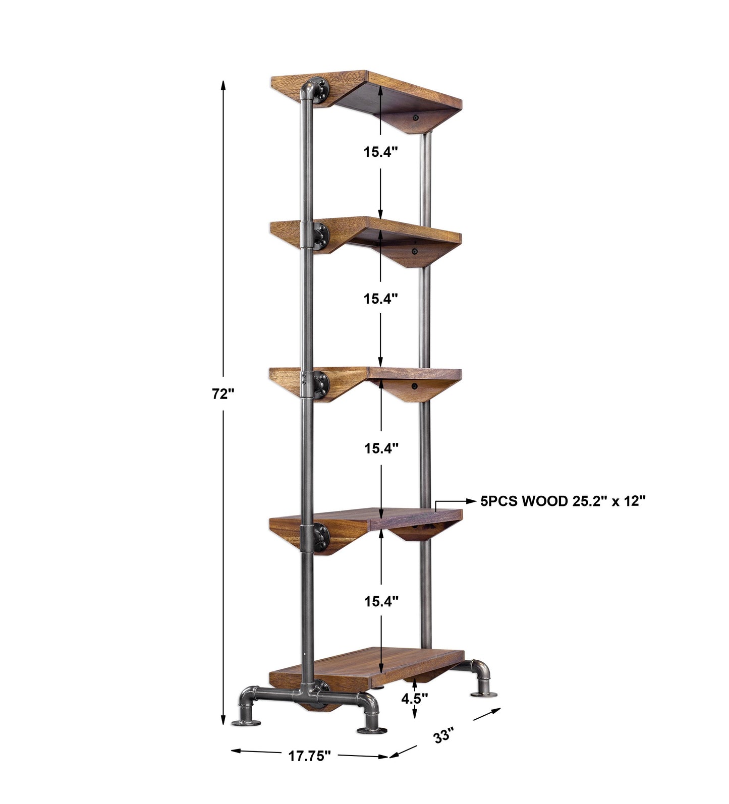 Uttermost Rhordyn Industrial Etagere 25414