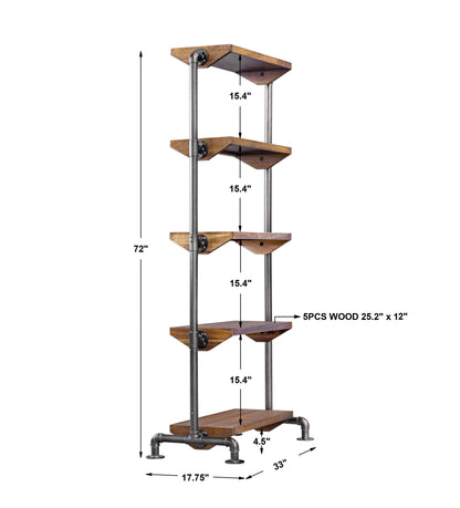 Uttermost Rhordyn Industrial Etagere 25414