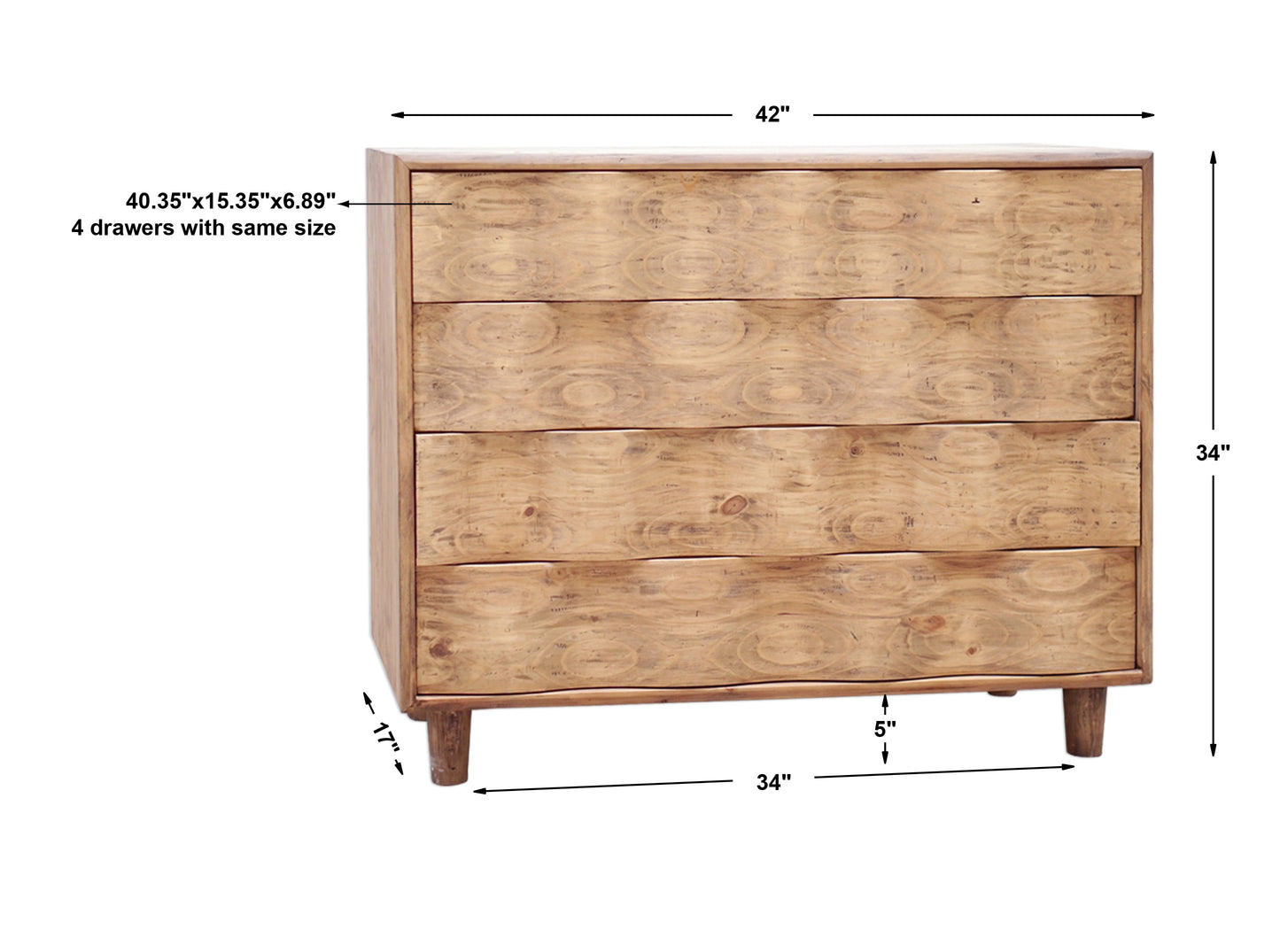 Uttermost Crawford Light Oak Accent Chest 25337