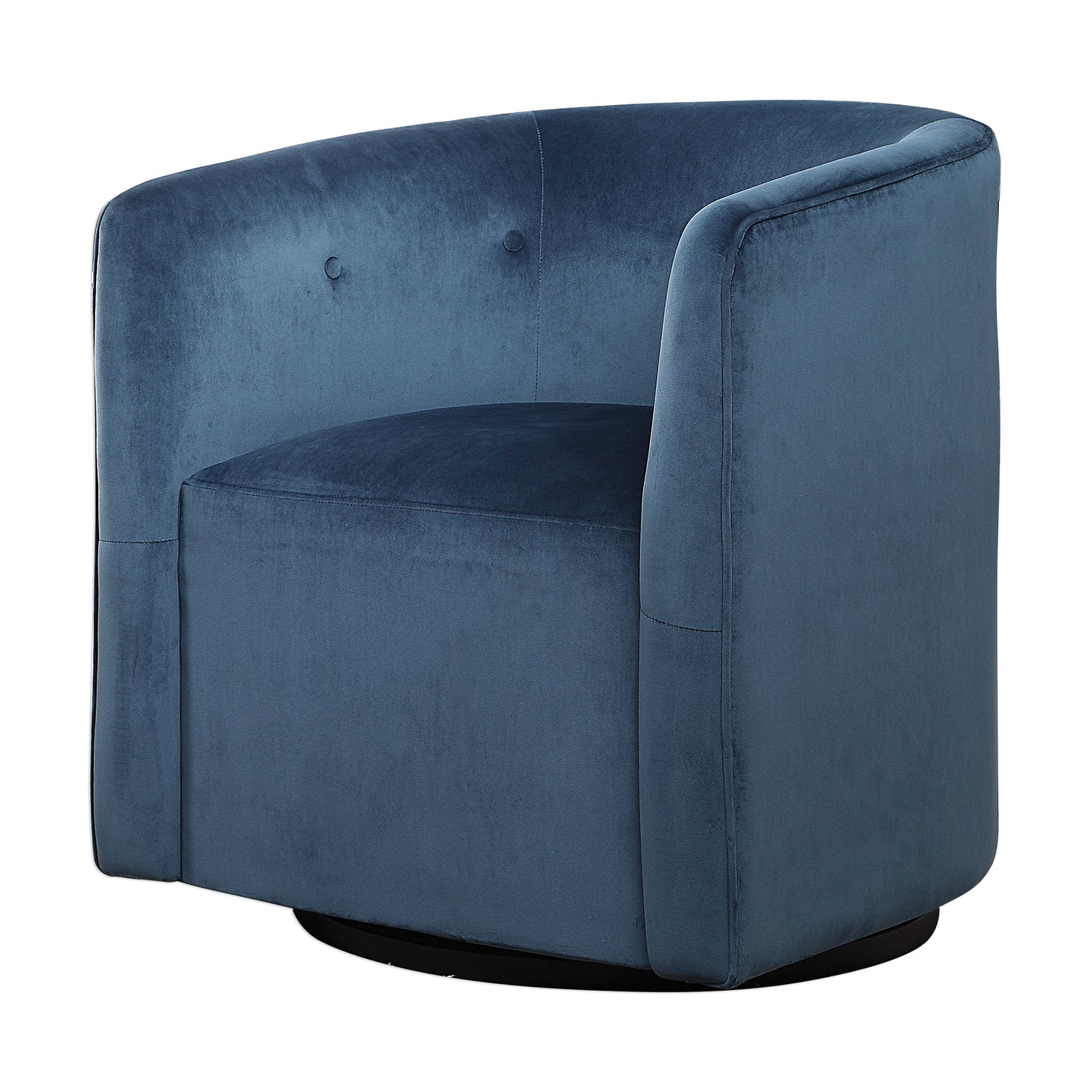 Uttermost Mallorie Blue Swivel Chair 23491