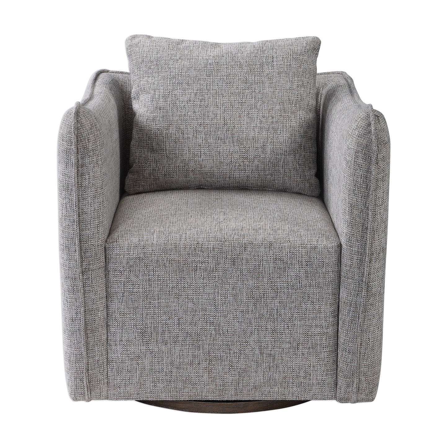 Uttermost Corben Gray Swivel Chair 23492