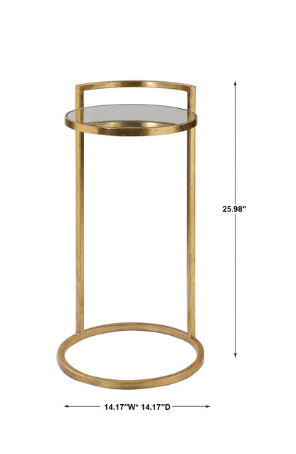 Uttermost Cailin Gold Accent Table 24886