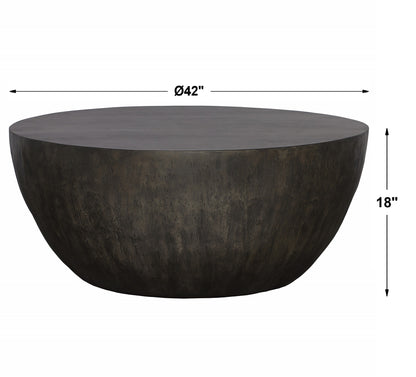 Uttermost Lark Round Wood Coffee Table 25433