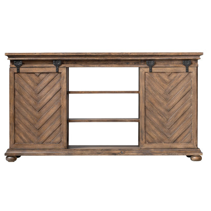 Uttermost Primalia Barn Door Media Console 25445