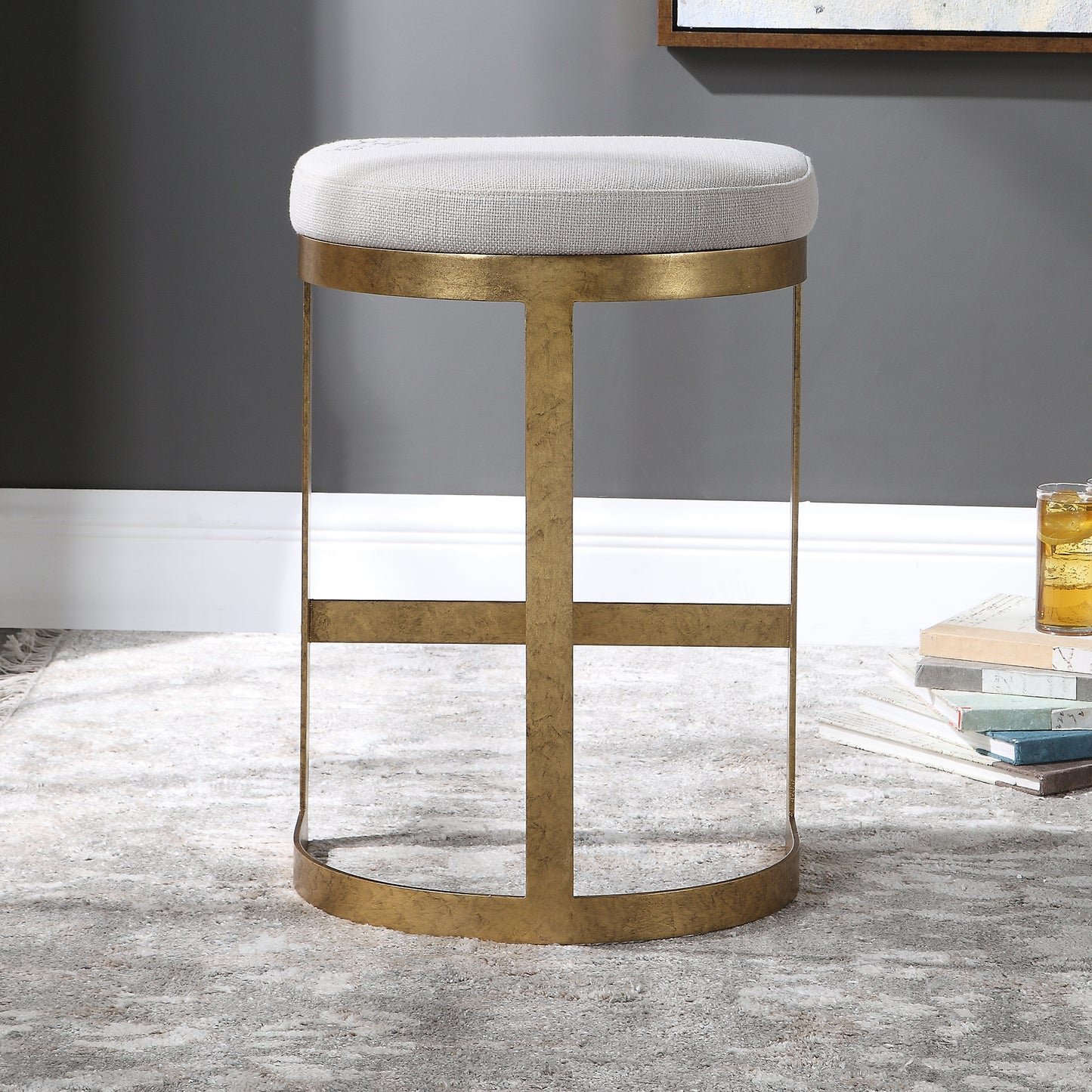 Uttermost Ivanna Modern Counter Stool 23523