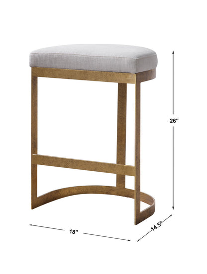 Uttermost Ivanna Modern Counter Stool 23523