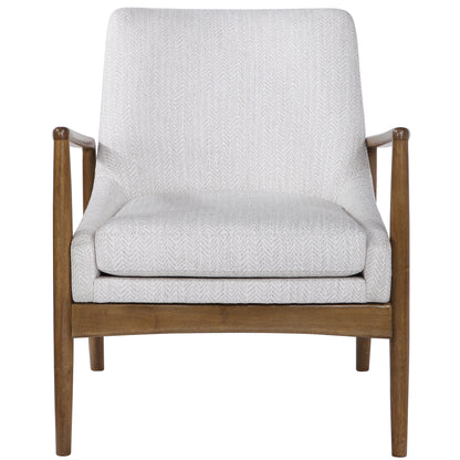 Uttermost Bev White Accent Chair 23519